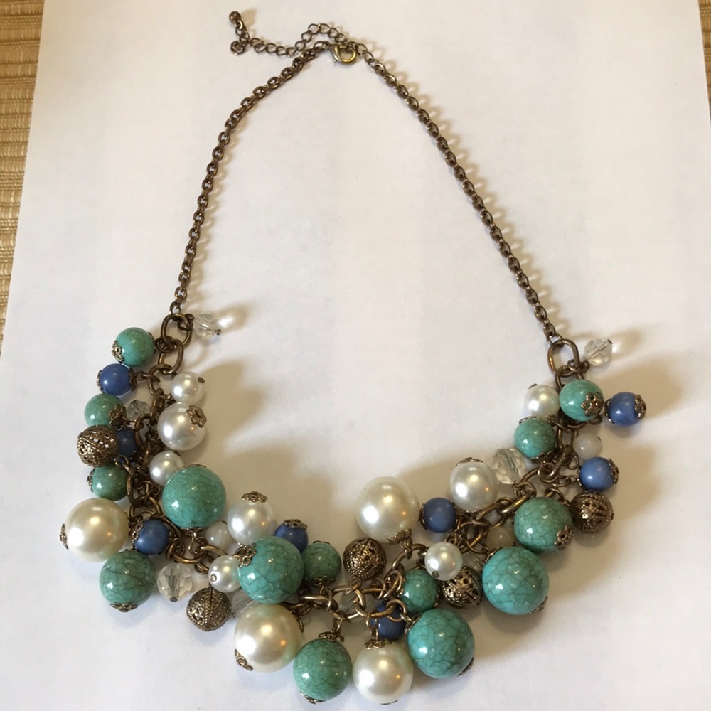 Vintage green necklace